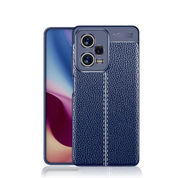 Xiaomi Redmi Note 12 5G Kılıf Zore Niss Deri Desenli Silikon Kılıf - 2
