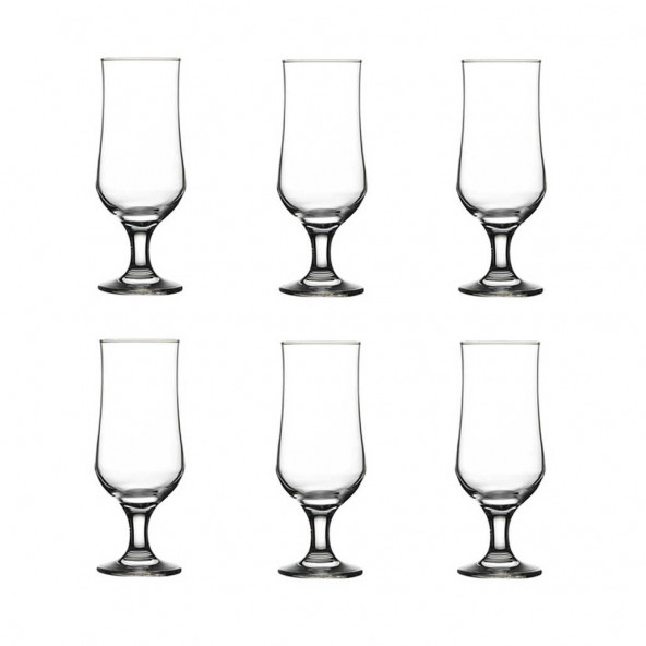 Paşabahçe 44169 Tulipe Kokteyl Bardağı - Meşrubat Bardak Takımı - 6 lı Bardak Seti - 1