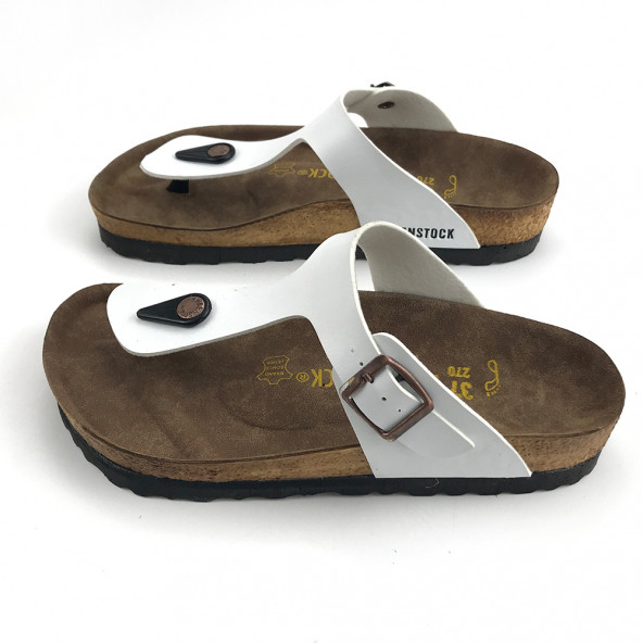 GİZEH Beyaz Unisex Terlik