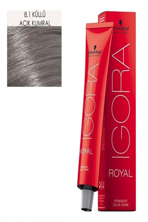 Igora Royal 8-1 Küllü Açık Kumral Saç Boyası - 60ml