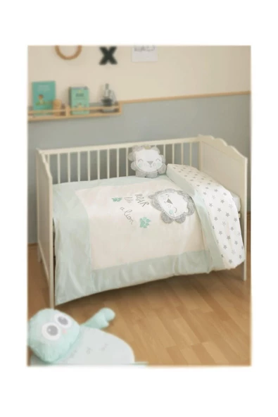Bibaby Erkek Bebek Lion Aslan Desen Nevresim Takımı 69100 - 5