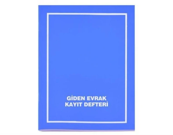 GÜLPAŞ GİDEN EVRAK KAYIT DEFTERİ 21*30 40 YP