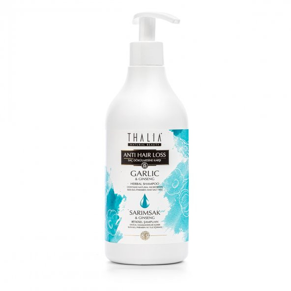 Thalia Güçlendirmeye Yardımcı Sarımsak ve Ginseng Özlü Saç Bakım Şampuanı - 500 ml