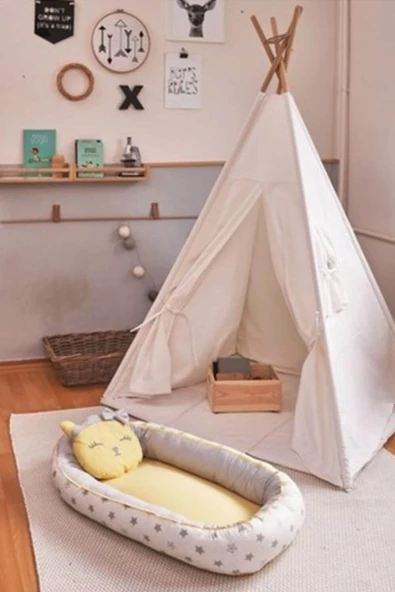 Bibaby 69097 Anne & Baba Yanı Yatağı Cute Cat Desen Lüx Baby Nest Yatak - 4