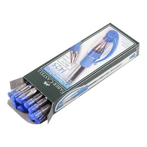 Faber Castell 1425 Mavi İğne Uçlu Tükenmez Kalem 10 Lu Kutu - 2
