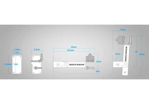 Buzz Rack Bisiklet Duvar Askısı Wall Work Stand - 10
