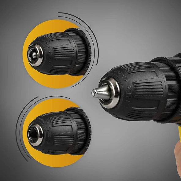 RTRMAX / RTM 332 ŞARJLI MATKAP ÇİFT AKÜ 12 V - 3
