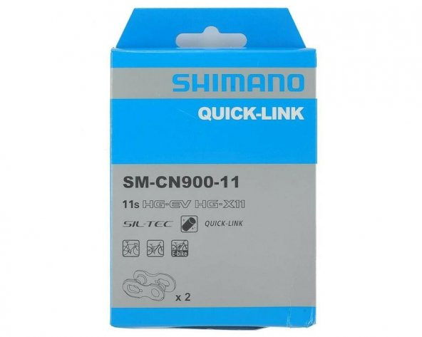 Shimano SM-CN900-11 Zincir Parçası Quick Link 2 Adet - Resim 4