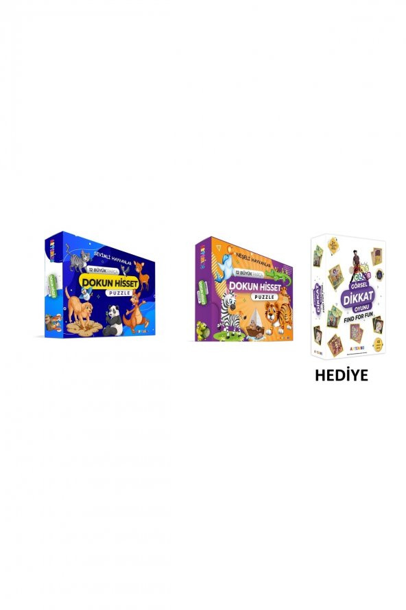 Öğretici Ve Eğitici Puzzle Set Hediyeli