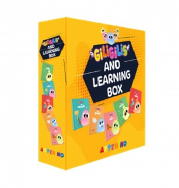 Giligilis and Learning Box - İngilizce Eğitici Mini Karton Kitap Set