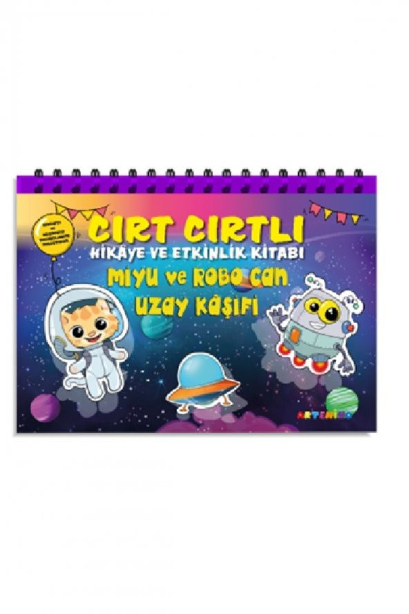 Cırt Cırtlı Hikaye Kitabı - Miyu Ve Robo Can Uzay Kaşifi ürün görseli