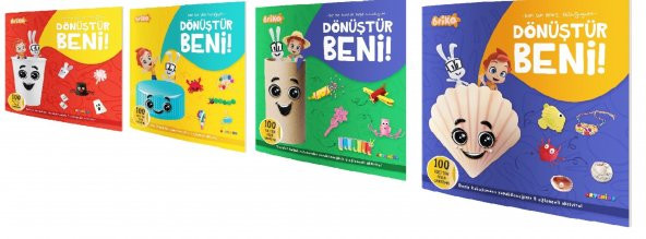 Briko Dönüştür Beni 4 lü Kitap Set ürün görseli