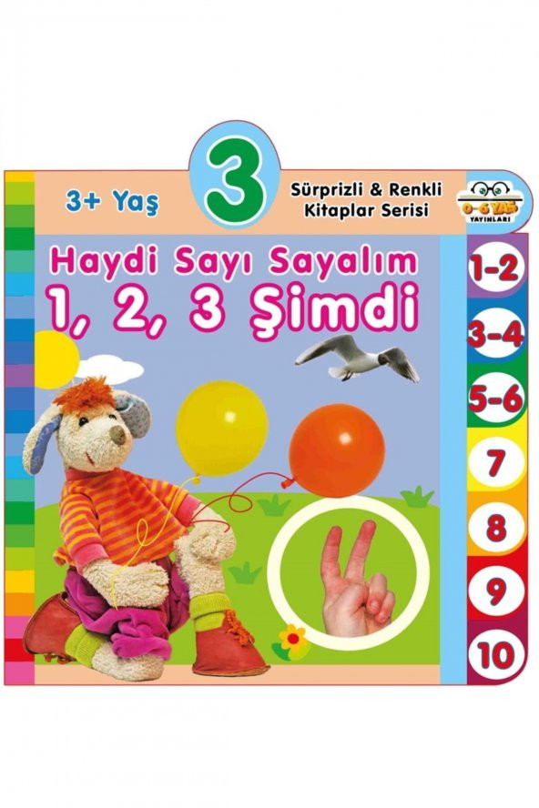 3+ Yaş Haydi Sayı Sayalım 1,2,3 Şimdi