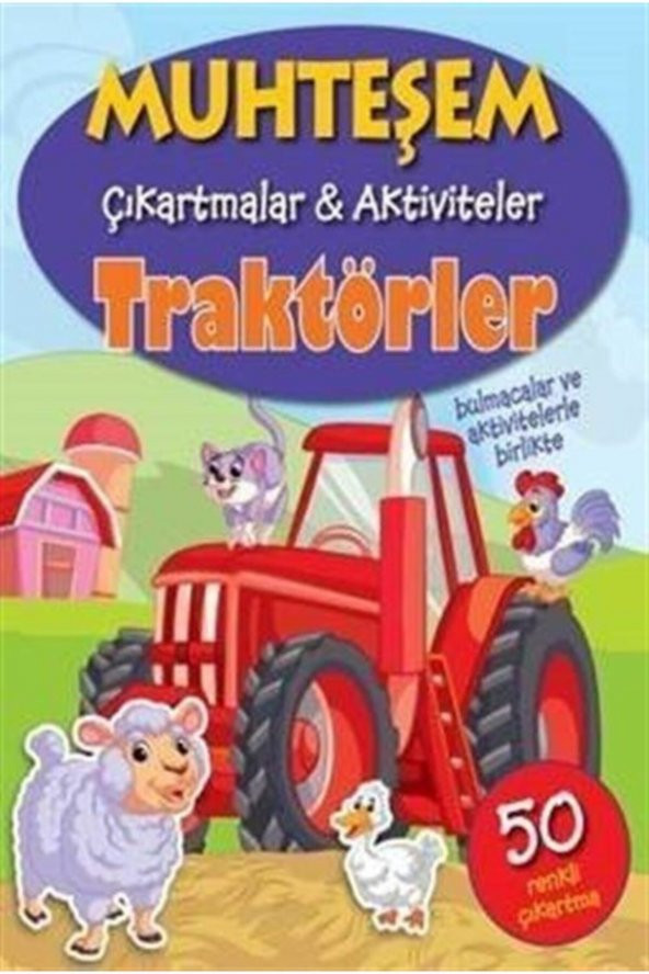 Muhteşem Çıkartmalar-aktiviteler Traktörler