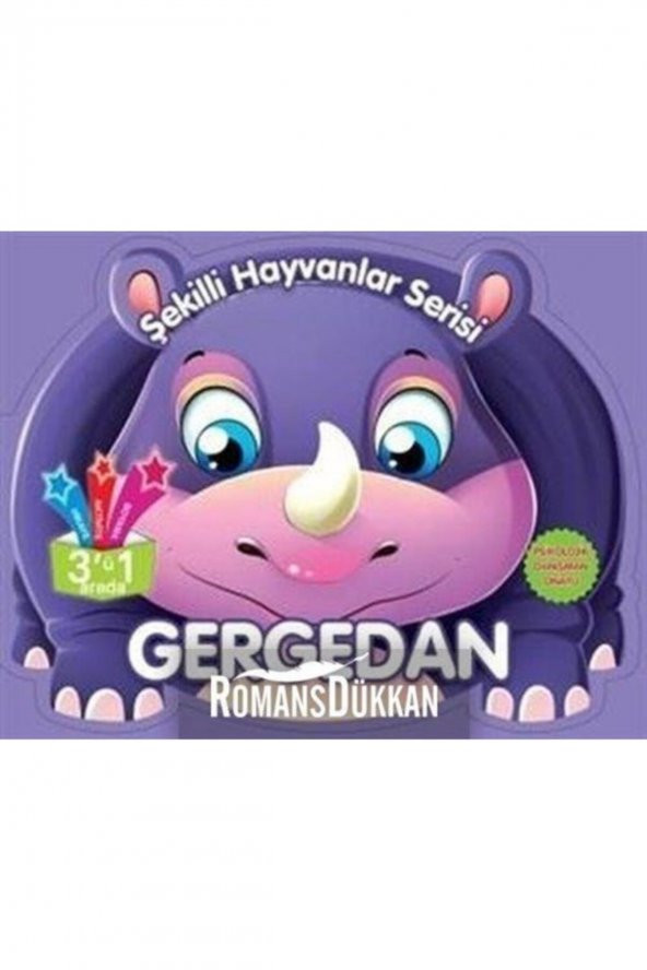 Gergedan - Şekilli Hayvanlar Serisi