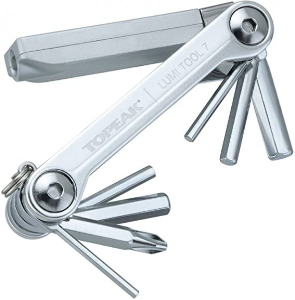 Topeak LumiTool 7 Bisiklet Alyan Anahtar Takımı Gümüş TT2549 - 2
