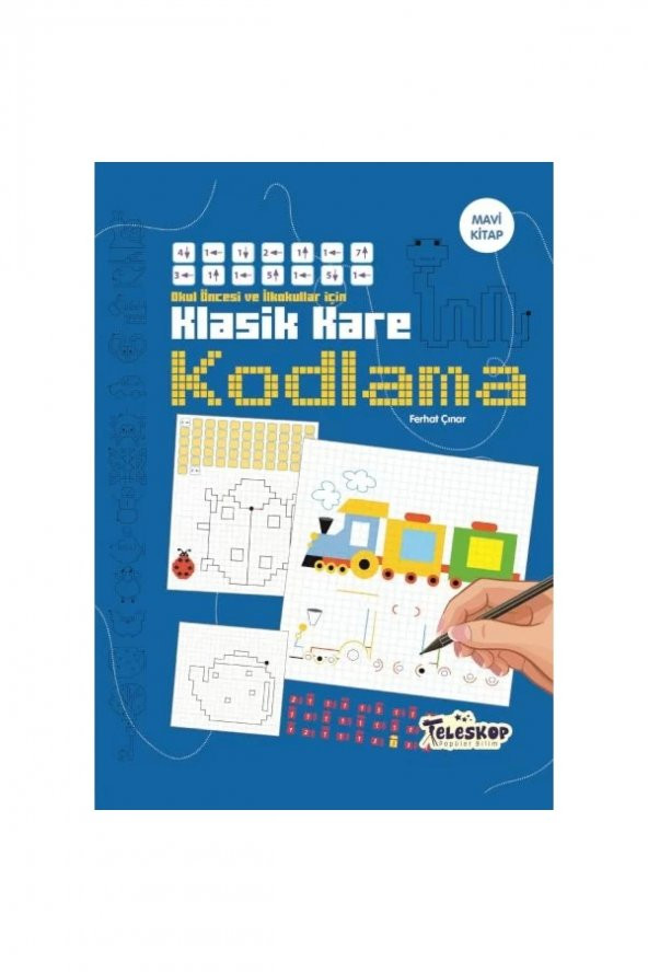 Klasik Kare Kodlama Mavi Kitap