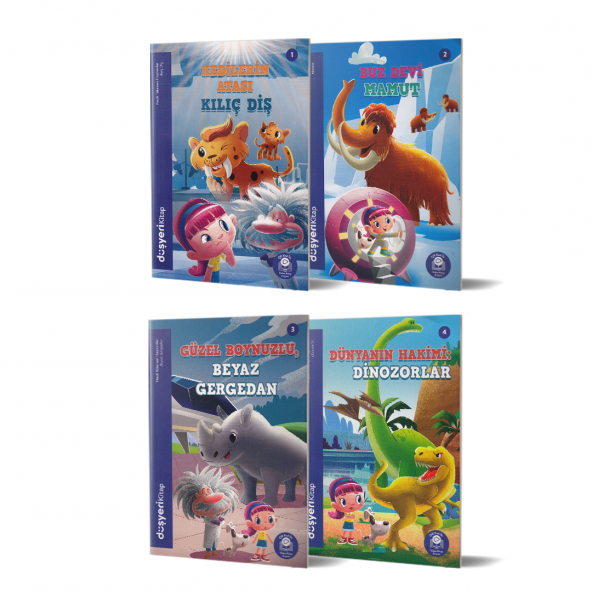 Nesli Tükenen Hayvanlar Serisi 4 Kitap Set - 1