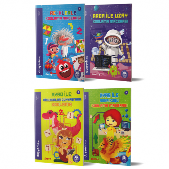 Kodlama Macerası Serisi 4 Kitap Set ürün görseli