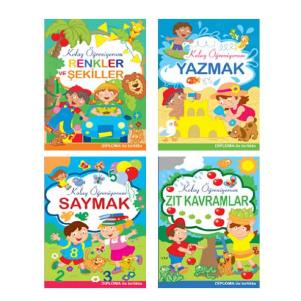 Kolay Öğreniyorum - Diploma Serisi 4 kitap