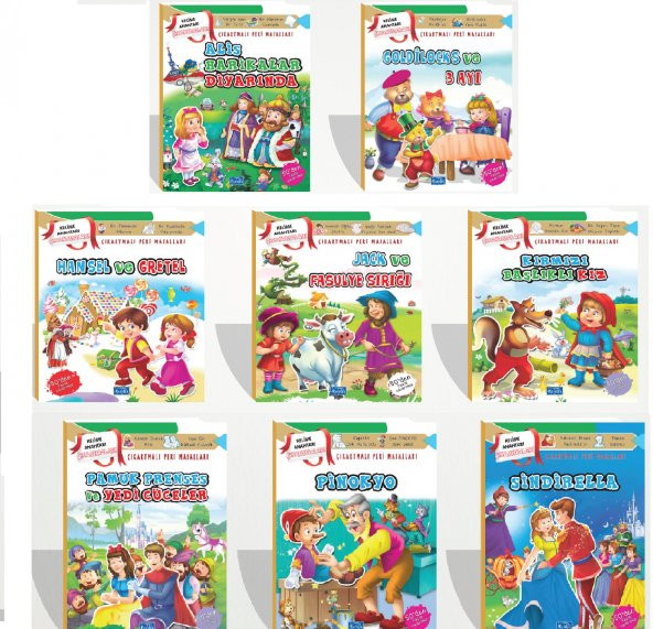 Kelime Anahtarı Çıkartmaları Serisi 8 Kitap
