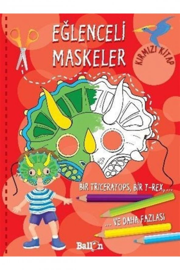Eğlenceli Maskeler Kırmızı Kitap