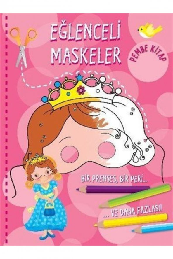 Eğlenceli Maskeler Pembe Kitap