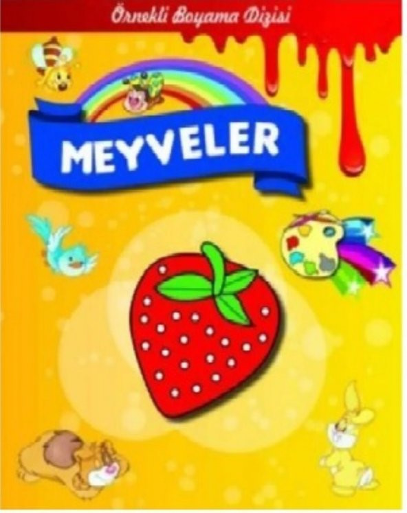 Örnekli Boyama Dizisi Meyveler