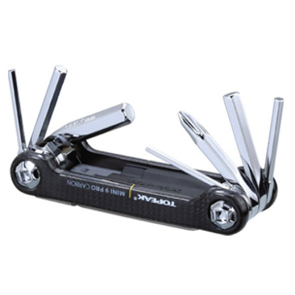Topeak Mini 9 Pro Carbon Bisiklet Alyan Anahtar Seti Çantalı TT2552 - 4
