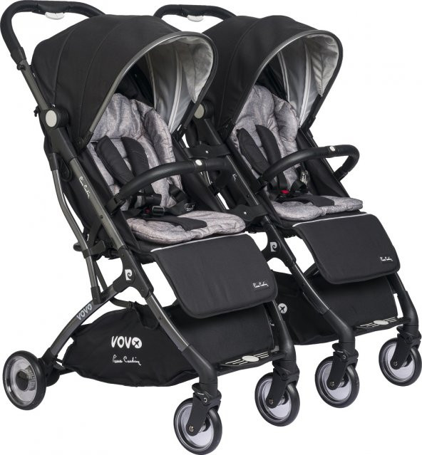 Pierre Cardin Birleşip Ayrılan İkiz Kabin Boy Bebek Arabası