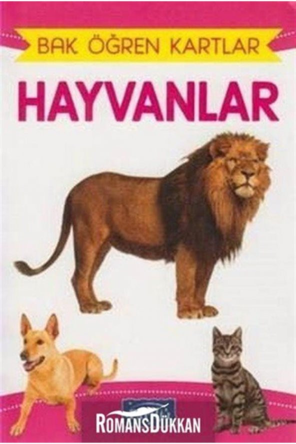 Hayvanlar-bak Öğren Kartlar