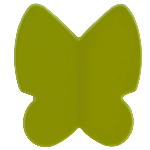 Kelebek Çocuk Bebek Genç Odası Çekmece Dolap Kapak Kulpu Kulbu Plastik Mat Yeşil Kulp 32 Mm - 6