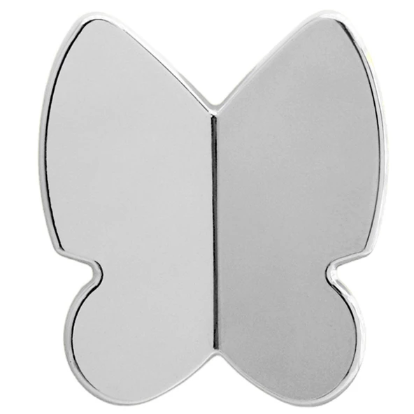 Kelebek Çocuk Bebek Genç Odası Çekmece Dolap Kapak Kulpu Kulbu Plastik Parlak Krom Kulp 32 Mm - Resim 7