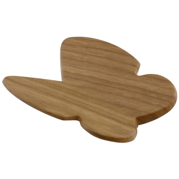 Kelebek Çocuk Bebek Genç Odası Çekmece Dolap Kapak Kulpu Kulbu Plastik Açık Ceviz Kulp 32 Mm - Resim 2