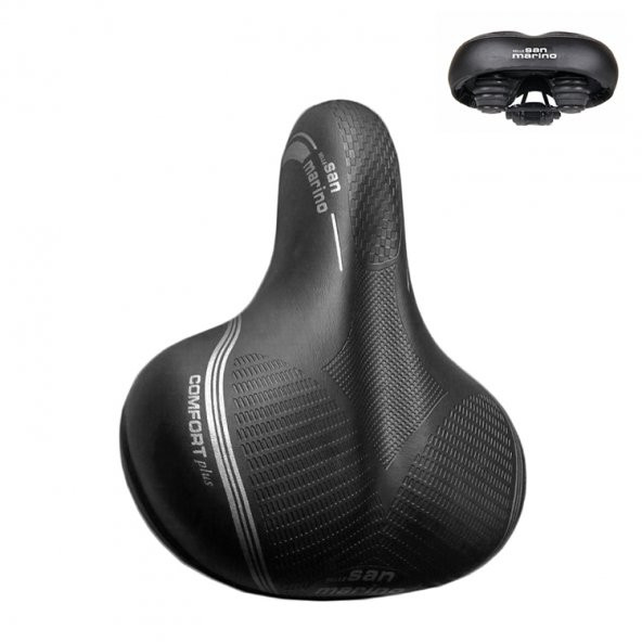 Selle San Marino Comfort Plus Elastomer Yaylı Geniş Sele Sle-306