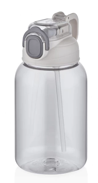 Vagonlife 600 ml Gri Tombul Çocuk Yetişkin Okul ve Günlük Su Matarası