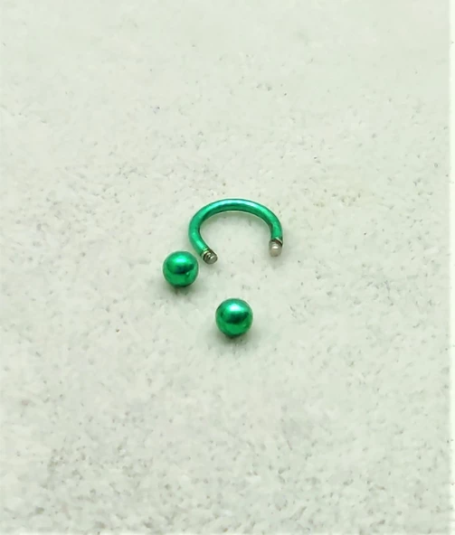 316L CERRAHİ ÇELİK PİERCİNG 6 MM DİŞ,DUDAK,KIKIRDAK,TRAGUS,KAŞ,KULAK SMİLEY PİERCİNG-0VP138 - 12