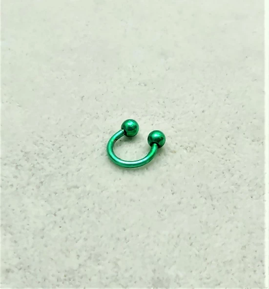 316L CERRAHİ ÇELİK PİERCİNG 6 MM DİŞ,DUDAK,KIKIRDAK,TRAGUS,KAŞ,KULAK SMİLEY PİERCİNG-0VP138 - 11