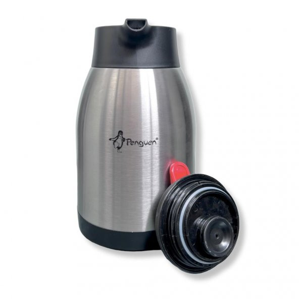 Sürahi Çay Termosu - 2 LT - Çift Kat Çelik - Penguen (PNG-1200P) - 3