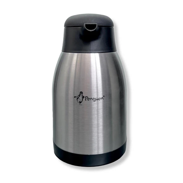 Sürahi Çay Termosu - 2 LT - Çift Kat Çelik - Penguen (PNG-1200P) - 5