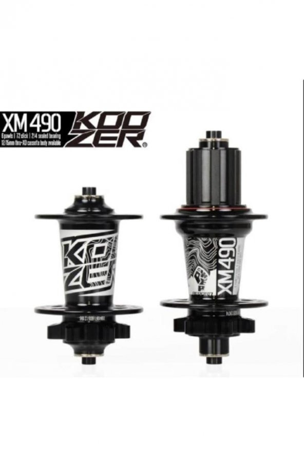 Koozer Xm490 Ön Arka Rulmanlı Göbek Seti 32 Delik Qr Mandallı 6 Vida Disk Uyumlu - 2