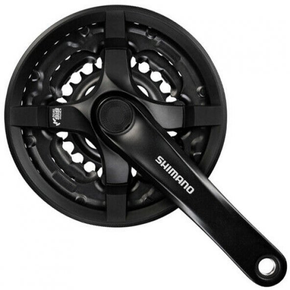 Shimano FC-TY501 Bisiklet Üçlü Aynakol Seti 6/7/8 Vites 42/34/24T 170mm - 6
