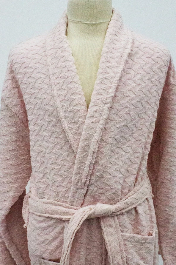 DURNES Gala Majestic Seri Pamuklu Bornoz Haki  ( 100 COTTON) - 6