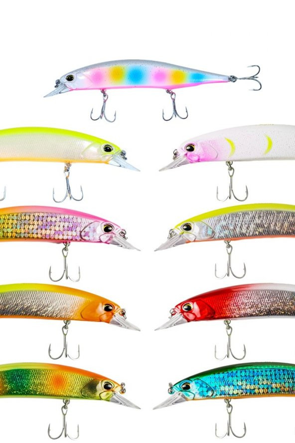 Fujin Jett Bait 120SP 18gr 120mm Maket Balık 174 ZB Rainbow - Resim 2