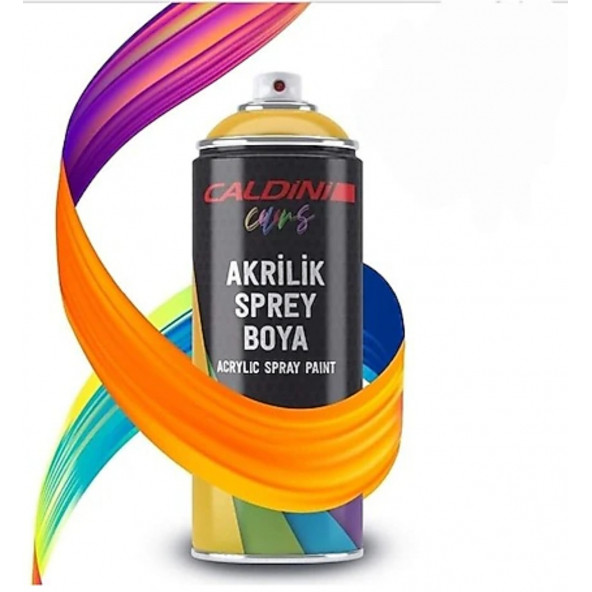 CALDİNİ Ral 9005 400 Ml Akrilik Mat Siyah Sprey Boya