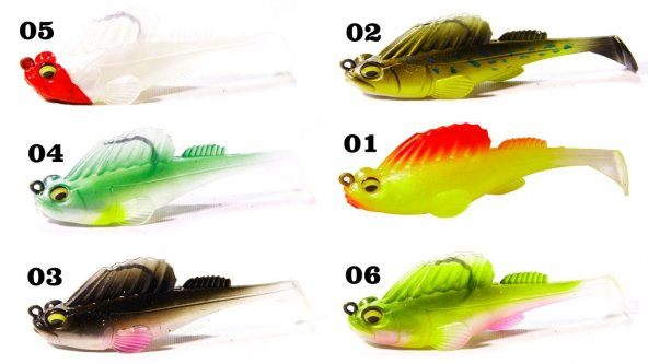 Fujin Punk Fish 8cm 14gr Silikon Yem 01