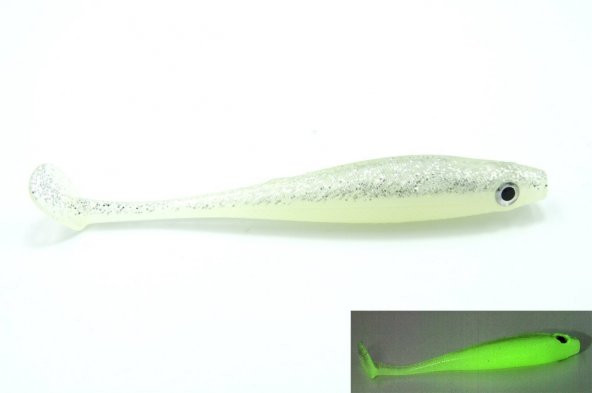 Fujin Shady 10cm Silikon Balık 034 Glowy - 2