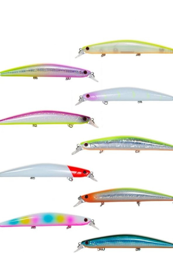 Fujin Z-Bass Minnow 125F 21gr Maket Balık 182 Double Pink Chart - 2
