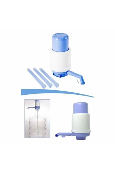 Damacana Su Doldurma Pompası Aleti Manuel Sebil Pompası 20x10 cm Orta Boy - 3