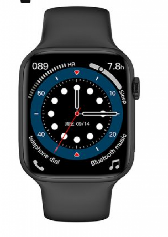 2022 Model Siyah Rengi i8 Pro Max Smartwatch serisi 8 Spor Fintess Akıllı Saat - 2
